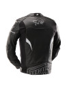 Blouson moto cuir Furygan HELIX Noir-Blanc