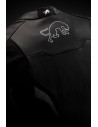 Blouson moto cuir Furygan HELIX Noir-Blanc