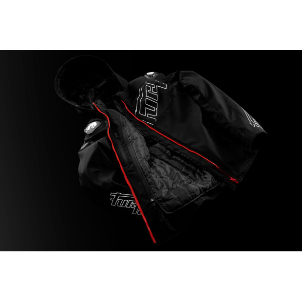 Blouson moto Furygan SEKTOR ROADSTER EVO Noir-Blanc-Rouge