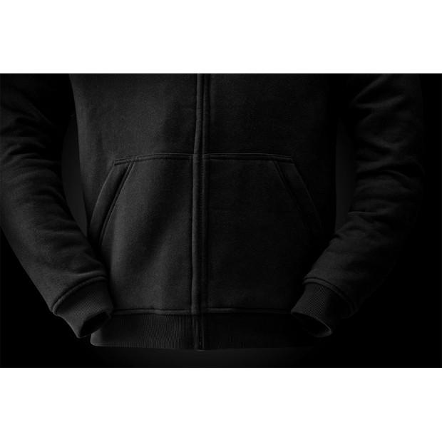 Blouson moto Furygan LIVIO X KEVLAR Noir-Rouge