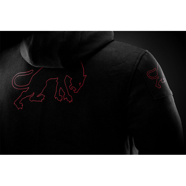 Blouson moto Furygan LIVIO X KEVLAR Noir-Rouge
