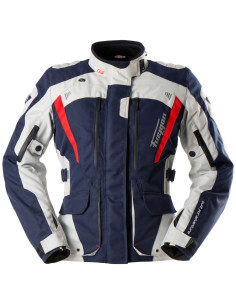 Veste adventure femme Furygan APALACHES LADY EVO Bleu-Blanc-Rouge