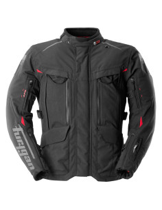 Veste adventure Furygan CHALLENGER 3C PRIMALOFT Noir-Rouge