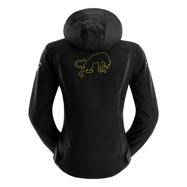Blouson moto été Furygan SKYE LADY Noir-Or