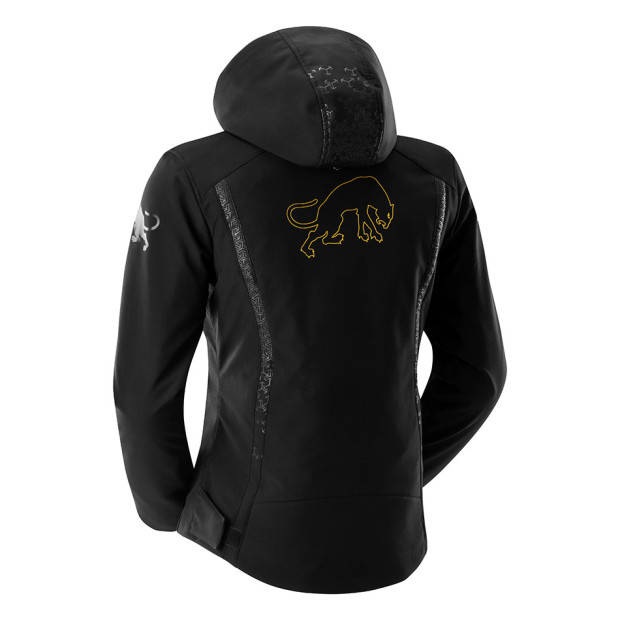 Blouson moto été Furygan SKYE LADY Noir-Or