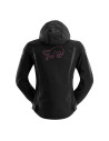 Blouson moto été Furygan SKYE LADY Noir-Rose