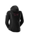 Blouson moto été Furygan SKYE LADY Noir-Rose