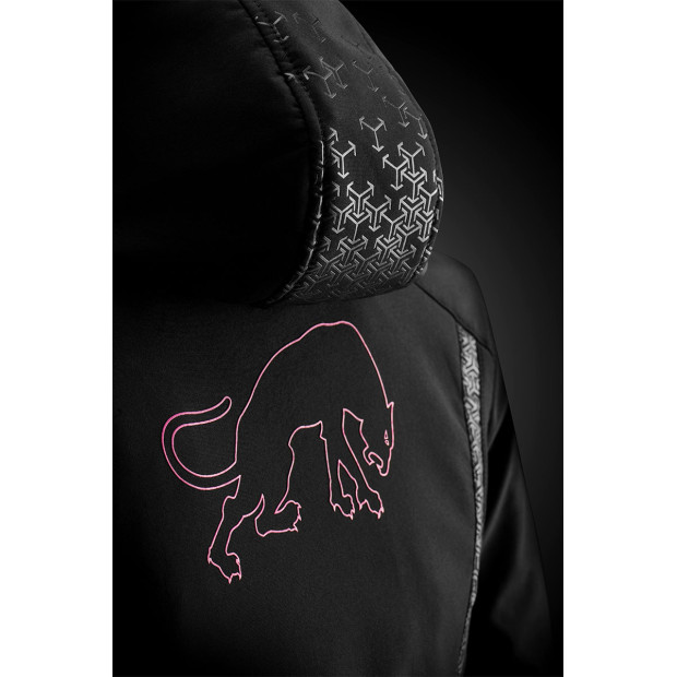 Blouson moto été Furygan SKYE LADY Noir-Rose