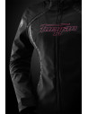 Blouson moto été Furygan SKYE LADY Noir-Rose