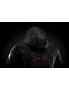 Blouson moto été Furygan SKYE LADY Noir-Rose