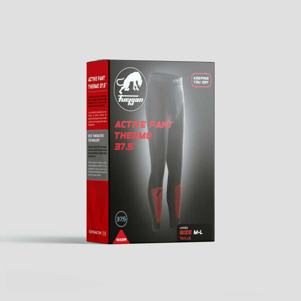 Sous pantalon thermique Furygan ACTIVE PANT THERMO 37.5 Noir