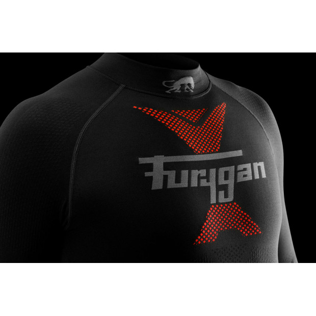 Maillot technique Furygan ACTIVE LONG SLEEVES THERMO 37.5 Noir