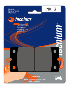 Plaquettes de frein avant TECNIUM MA 6