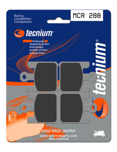 Plaquettes de frein avant TECNIUM MCR 288