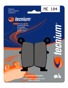 Plaquettes de frein avant/arrière TECNIUM ME 104