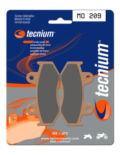 Plaquettes de frein avant/arrière TECNIUM MO 209