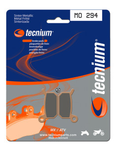 Plaquettes de frein avant/arrière TECNIUM MO 294