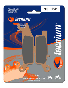 Plaquettes de frein avant/arrière TECNIUM MO 350