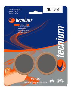 Plaquettes de frein arrière TECNIUM MO 76