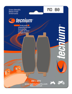 Plaquettes de frein avant TECNIUM MO 80