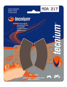 Plaquettes de frein arrière TECNIUM MOA 217