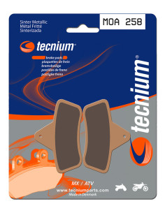 Plaquettes de frein avant/arrière TECNIUM MOA 258