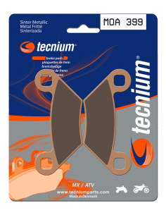 Plaquettes de frein avant/arrière TECNIUM MOA 399