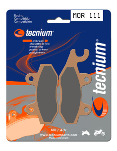 Plaquettes de frein avant/arrière TECNIUM MOR 111