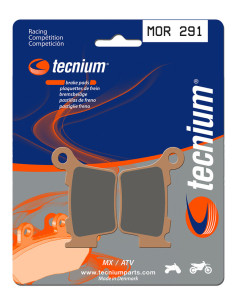 Plaquettes de frein avant/arrière TECNIUM MOR 291
