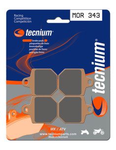 Plaquettes de frein avant TECNIUM MOR 343