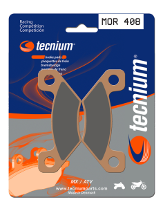 Plaquettes de frein avant/arrière TECNIUM MOR 408