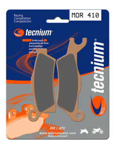 Plaquettes de frein avant/arrière TECNIUM MOR 410