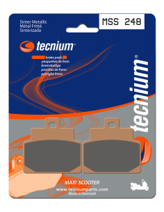 Plaquettes de frein avant/arrière TECNIUM MSS 248