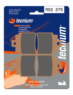 Plaquettes de frein avant TECNIUM MSS 275
