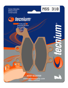 Plaquettes de frein avant/arrière TECNIUM MSS 318