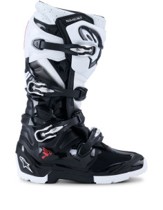 Bottes cross Alpinestars Tech 7 Enduro - Noir Blanc 2