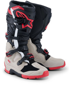 Bottes cross Alpinestars Tech 7 Enduro - Noir Gris Rouge