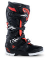 Bottes cross Alpinestars Tech 7 Enduro Drystar - Noir Rouge Fluo Blanc