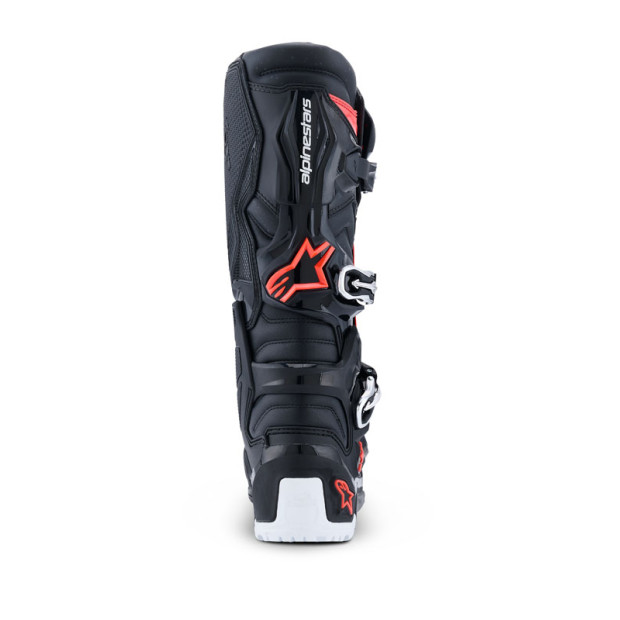 Bottes cross Alpinestars Tech 7 Enduro Drystar - Noir Rouge Fluo Blanc
