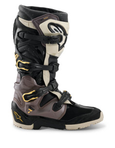 Bottes cross Alpinestars Tech 7 Enduro Drystar - Noir Gris Or 2