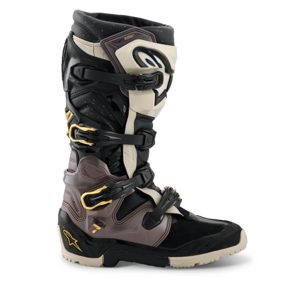 Bottes cross Alpinestars Tech 7 Enduro Drystar - Noir Gris Or