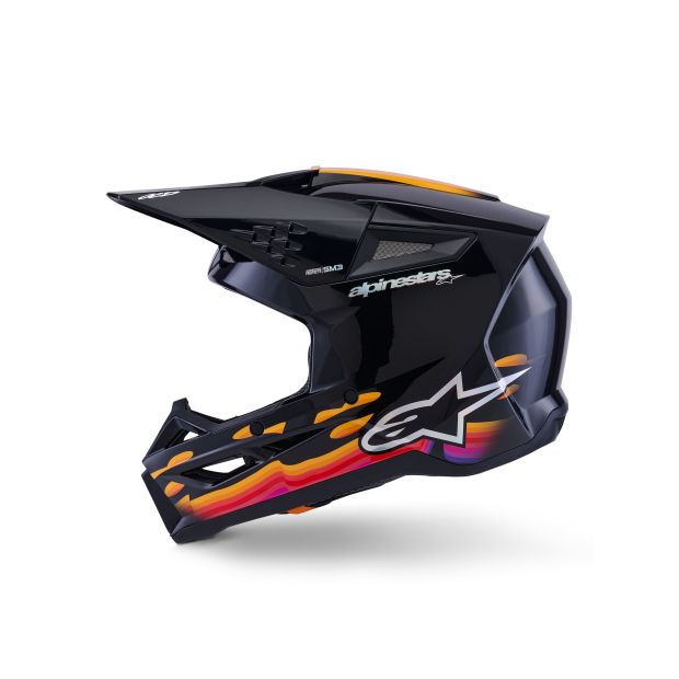 Casque cross Alpinestars S-M3 Force - Noir