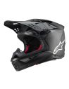 Casque cross Alpinestars S-M10 Fame - Noir Carbon M&G