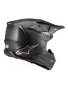 Casque cross Alpinestars S-M10 Fame - Noir Carbon M&G