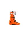 Bottes cross Alpinestars Tech 10 Enduro - Orange Fluo Noir Blanc