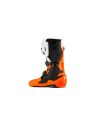 Bottes cross Alpinestars Tech 10 Enduro - Orange Fluo Noir Blanc