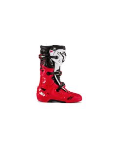 Bottes cross Alpinestars Tech 10 Enduro - Rouge Noir Blanc 2