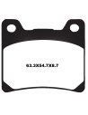 Plaquettes de frein MOTO MASTER 401804 Road Pro Ceramic