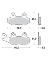 Plaquettes de frein MOTO MASTER 402904 Road Pro Ceramic