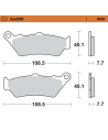 Plaquettes de frein MOTO MASTER métal fritté 403302 Road Pro Sinter